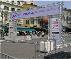 Portali per eventi sportivi - service audio, luci e video per eventi - Padova