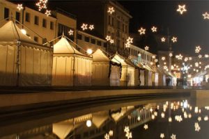 Gazebo per mercatini di Natale - service audio, luci e video per eventi - Padova