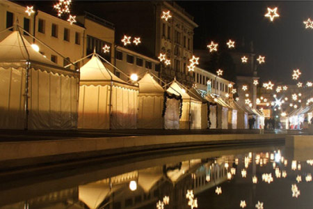 Gazebo per mercatini di Natale