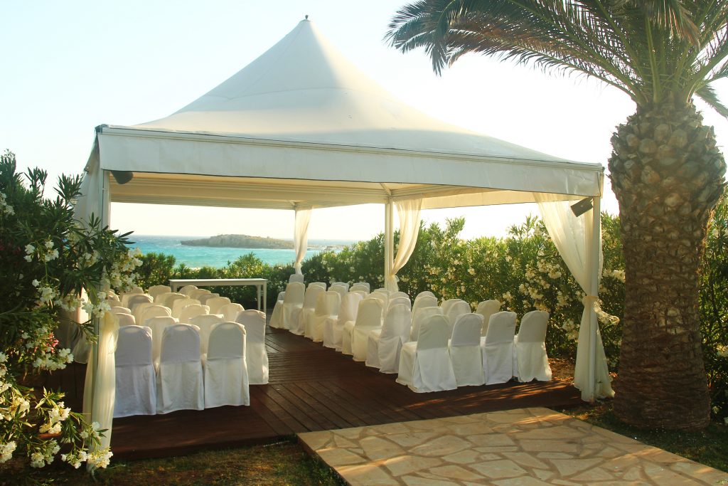 Matrimonio: gazebo cerimonia e festa